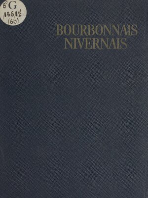 cover image of Bourbonnais, Nivernais